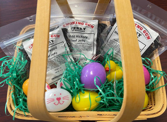 Fill those Easter Baskets…with jerky from Smoking Gun Jerky of Nebraska!