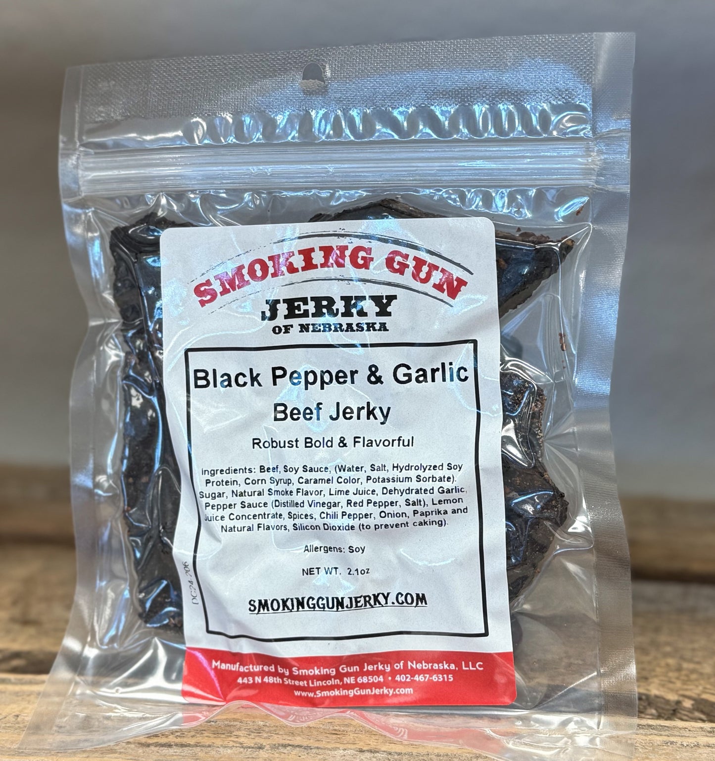 Black Pepper & Garlic Beef Jerky