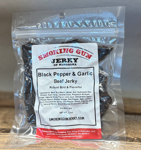 Black Pepper & Garlic Beef Jerky