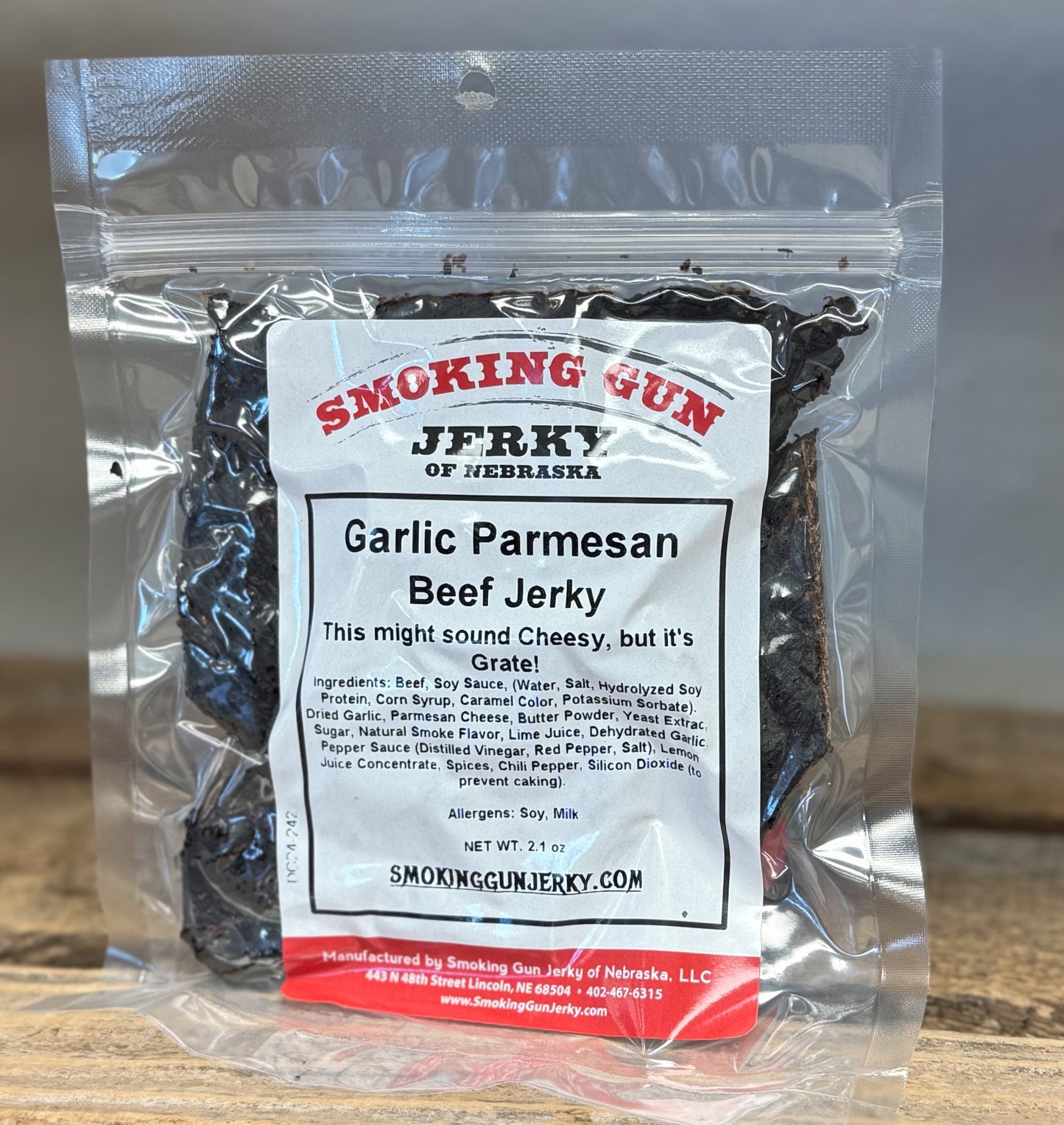 Garlic Parmersan Beef Jerky